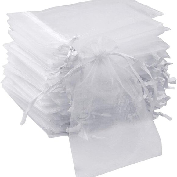 Other - 50pcs Organza Bags-Mix Color 3.54''x4.33''9x11cm Satin Drawstring Organza Pouch